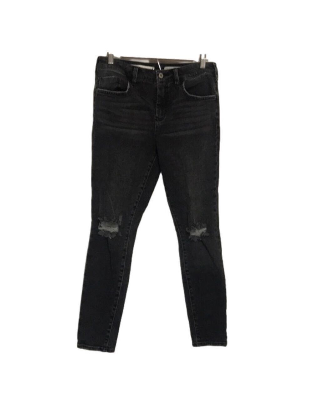 Pilcro and the Letterpress High Rise Skinny Ripped Jeans Sz 29